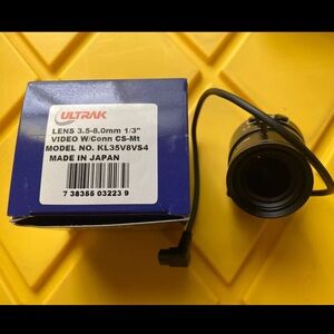 Ultrak KL35V8VS4 CCTV Security “Camera Lens Only.” Made In Japan. Brand New!!!